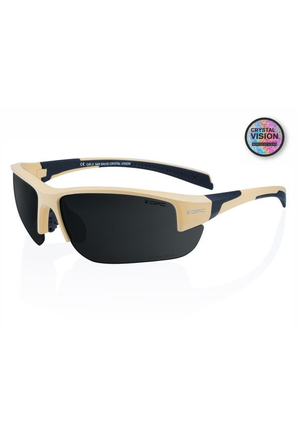 Okulary przeciwsłoneczne unisex OPC San Salvo Crystal Vision. Kolor: zielony, czarny, wielokolorowy