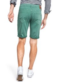 Mustang - SPODENKI MUSTANG Chicago Shorts Z Frosty Spruce 1009596 6398. Materiał: materiał #3