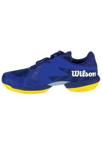 Buty do tenisa męskie Wilson Kaos Swift 1.5. Kolor: niebieski. Materiał: syntetyk, materiał. Szerokość cholewki: normalna. Sport: tenis