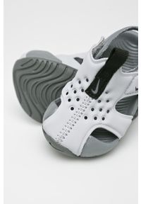 Nike Kids - Sandały dziecięce Sunray Protect. Nosek buta: okrągły. Zapięcie: rzepy. Kolor: szary. Materiał: syntetyk, materiał, guma #4