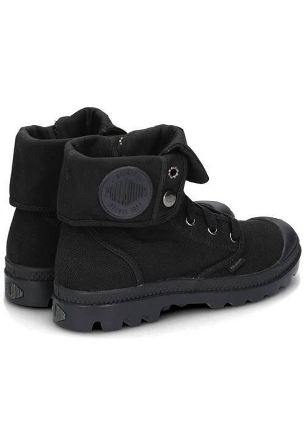Buty do chodzenia damskie Palladium Baggy. Wysokość cholewki: za kostkę. Zapięcie: sznurówki. Kolor: czarny. Materiał: tkanina. Szerokość cholewki: normalna. Sport: turystyka piesza