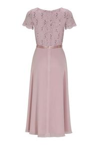 Swing Sukienka koktajlowa 5AE10300 Różowy Regular Fit. Kolor: różowy. Materiał: syntetyk. Styl: wizytowy #3