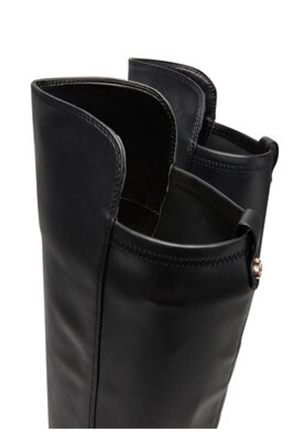 Guess Muszkieterki FLFFYZ ELE11 Czarny. Kolor: czarny. Materiał: skóra