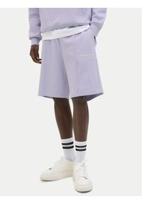 Jack & Jones - Jack&Jones Szorty sportowe Vesterbro 12252251 Fioletowy Relaxed Fit. Kolor: fioletowy. Materiał: syntetyk, bawełna. Styl: sportowy
