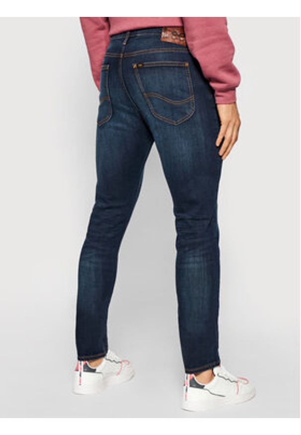Lee Jeansy Luke L719GCBY 112118984 Granatowy Slim Fit. Kolor: niebieski