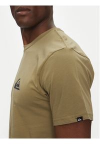 Quiksilver T-Shirt EQYZT08042 Khaki Regular Fit. Kolor: brązowy. Materiał: bawełna #4