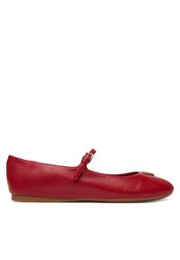 Guess Baleriny FLTKLD LEA02 Czerwony. Kolor: czerwony. Materiał: skóra #1