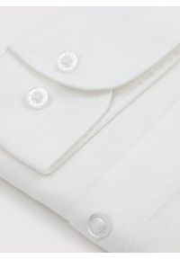 Pako Lorente - PAKO LORENTE – Biała bawełniana koszula męska. Kolor: niebieski, biały. Materiał: bawełna. Długość rękawa: długi rękaw. Długość: długie. Styl: elegancki #5