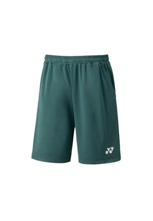 YONEX - Spodnie badminton męskie Yonex Club Team 2023. Kolor: zielony. Materiał: materiał, syntetyk. Długość: krótkie