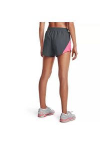 Spodenki krótkie damskie Under Armour Fly By 2.0 Short. Kolor: szary. Długość: krótkie