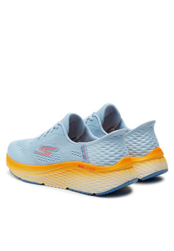 skechers - Skechers Buty do biegania Max Cushioning Elite 2.0 129626/BLOR Niebieski. Kolor: niebieski. Materiał: materiał, mesh
