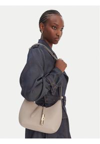 Furla Torebka Goccia S WB01500 BX3353 KH 4488S Beżowy. Kolor: beżowy. Materiał: skórzane #1