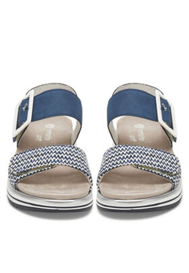 Remonte Sandały CEO-D1J53-14 Niebieski. Kolor: niebieski. Materiał: syntetyk, skóra