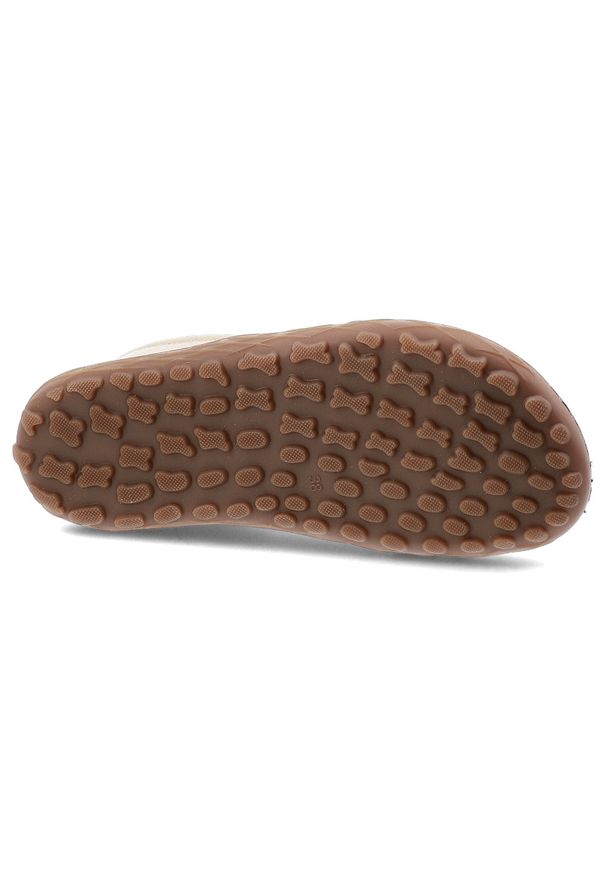 Półbuty damskie Barefoot Armodo, cholewka ze skóry naturalnej cienka elastyczna podeszwa szeroki nosek lekka forma do codziennego chodzenia, beżowe,. Okazja: na co dzień. Zapięcie: sznurówki. Kolor: beżowy. Materiał: skóra. Szerokość cholewki: normalna. Styl: casual