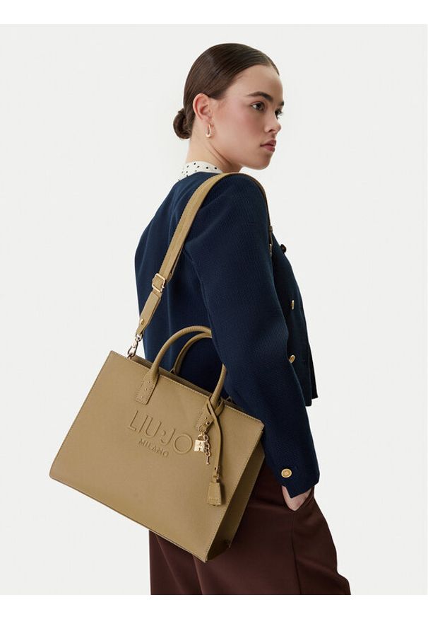 Liu Jo Torebka AA6149 ES029 Beżowy. Kolor: beżowy. Materiał: skórzane