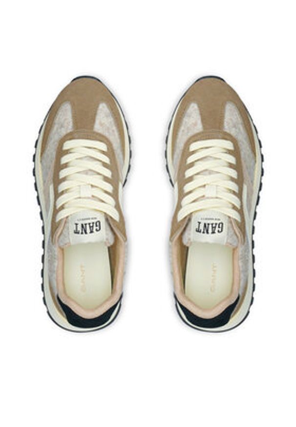GANT - Gant Sneakersy 31538985 Beżowy. Kolor: beżowy. Materiał: zamsz, skóra