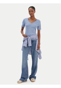 TOMMY HILFIGER - Tommy Hilfiger T-Shirt New Cody WW0WW40584 Niebieski Slim Fit. Kolor: niebieski. Materiał: bawełna #2