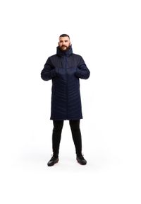 KIPSTA - Długa parka do piłki nożnej Kipsta. Kolor: niebieski. Długość: długie. Sport: piłka nożna #2