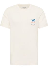 Mustang - MUSTANG AUSTIN MĘSKI T-SHIRT KOSZULKA LOGO WHISPER WHITE 1014952 2013 #3