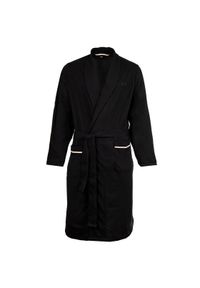 BOSS Szlafrok 50545943 Czarny. Kolor: czarny. Materiał: bawełna