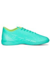 Buty piłkarskie Puma Ultra Play It M 107227 03 zielone zielone. Zapięcie: sznurówki. Kolor: zielony. Materiał: syntetyk, guma. Szerokość cholewki: normalna. Sport: piłka nożna