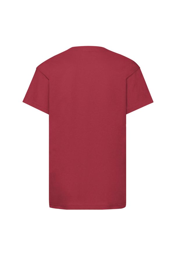 FRUIT OF THE LOOM - Oryginalna Koszulka Dla Dzieci. Kolor: czerwony
