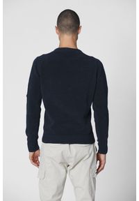 Aeronautica Militare - AERONAUTICA MILITARE Granatowy sweter męski 242MA1515L539, Rozmiar 3XL. Kolor: niebieski