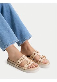 MEXX Klapki CEO-HY86009-29 Beżowy. Kolor: beżowy. Materiał: skóra #4