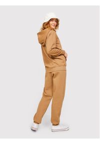 JJXX Spodnie dresowe Abbie 12223960 Brązowy Relaxed Fit. Kolor: brązowy. Materiał: bawełna