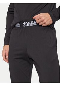 Jack & Jones - Jack&Jones Piżama Elton 12267003 Czarny Standard Fit. Kolor: czarny. Materiał: bawełna #4