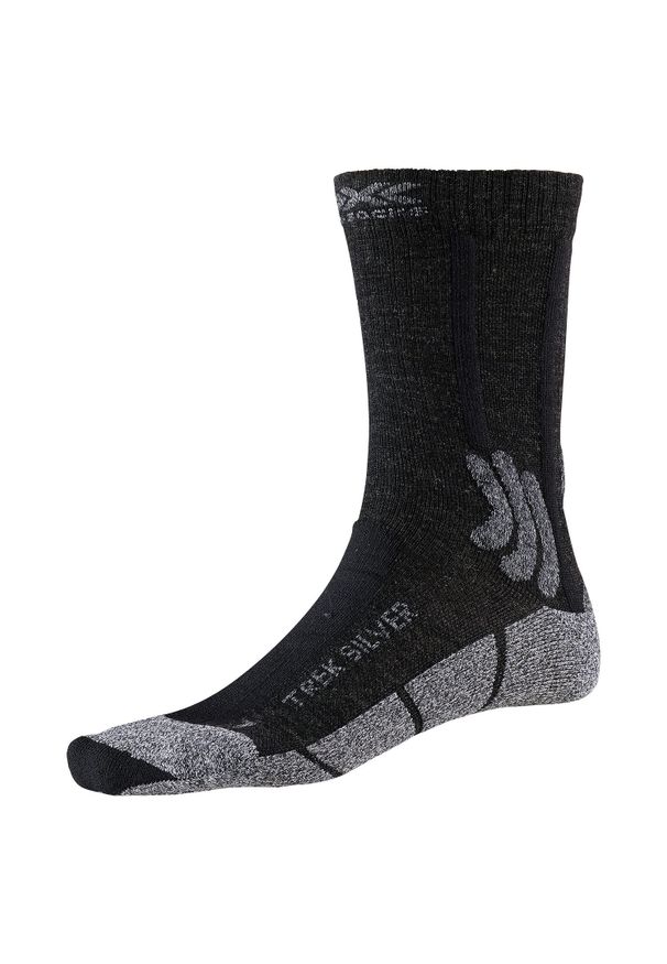 Skarpety trekingowe X-Socks Trek Silver XSTS07. Materiał: materiał, elastan, wełna, skóra, poliamid, poliester. Sport: turystyka piesza