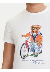 Polo Ralph Lauren T-Shirt 710B16612002 Biały Regular Fit. Typ kołnierza: polo. Kolor: biały. Materiał: bawełna #3