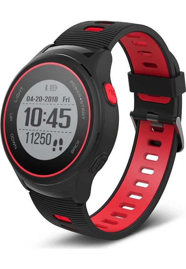 FOREVER - Smartwatch Forever SW-600 Czarno-czerwony. Rodzaj zegarka: smartwatch. Kolor: wielokolorowy, czarny, czerwony