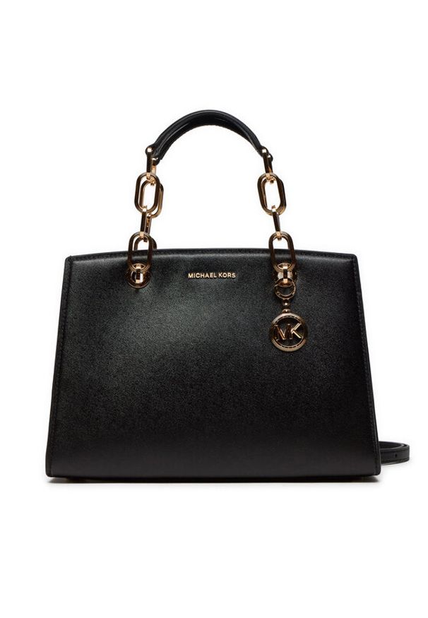 MICHAEL Michael Kors Torebka 30S4GCYS2T Czarny. Kolor: czarny. Materiał: skórzane