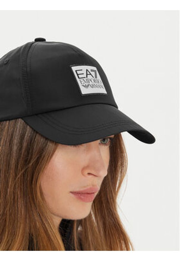 EA7 Emporio Armani Czapka z daszkiem 280044 4F100 00020 Czarny. Kolor: czarny. Materiał: poliester