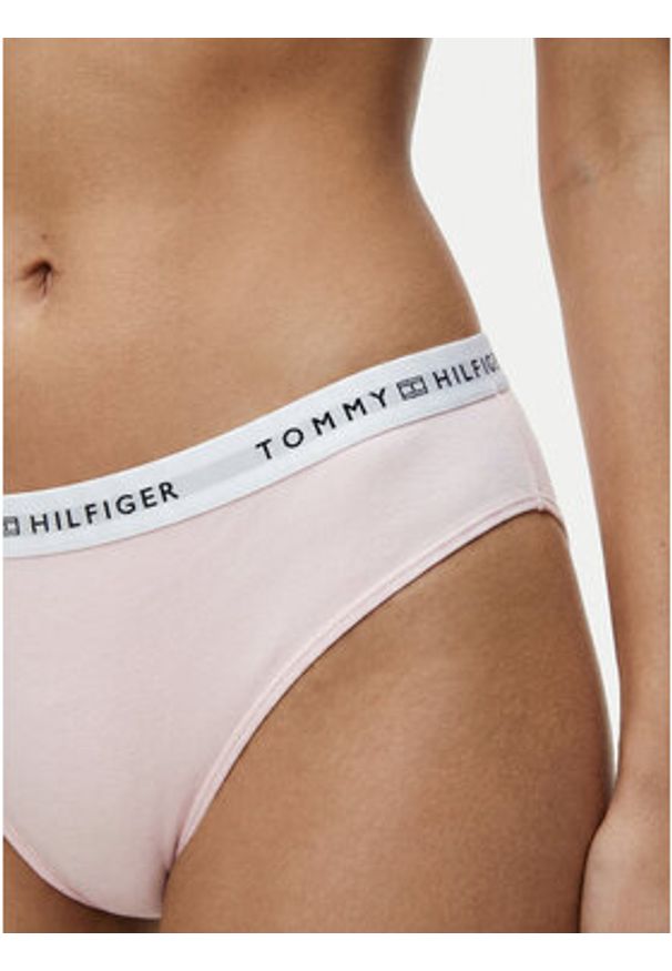 TOMMY HILFIGER - Tommy Hilfiger Figi klasyczne UW0UW05876 Różowy. Kolor: różowy. Materiał: bawełna