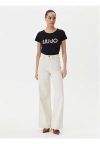 Liu Jo Beachwear T-Shirt VA5154 JS003 Czarny Regular Fit. Kolor: czarny. Materiał: bawełna #5