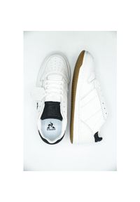 Buty Le Coq Sportif Breakpoint Twill Trainers, Mężczyźni. Kolor: biały. Materiał: skóra, materiał
