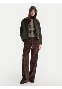 Hunter Kurtka przejściowa Leith HARW0065251 Zielony Oversize. Kolor: zielony. Materiał: bawełna #4