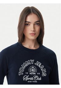 Tommy Jeans Bluza Heritage Logo DW0DW22821 Granatowy Regular Fit. Kolor: niebieski. Materiał: bawełna #2