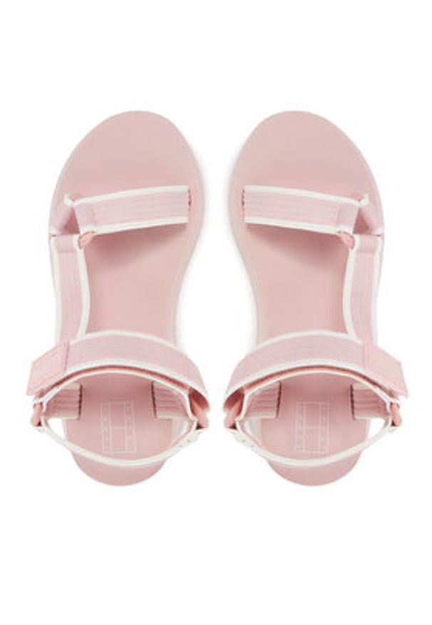 Tommy Jeans Sandały Tjw Eva Sandal EN0EN02747 Różowy. Kolor: różowy. Materiał: materiał