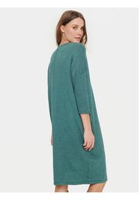 Saint Tropez Sukienka dzianinowa 30512181 Zielony Casual Fit. Okazja: na co dzień. Kolor: zielony. Materiał: dzianina, wiskoza. Typ sukienki: proste. Styl: casual #12