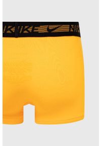 Nike bokserki 3-pack męskie kolor żółty. Kolor: żółty. Materiał: tkanina, poliester, skóra, włókno #2