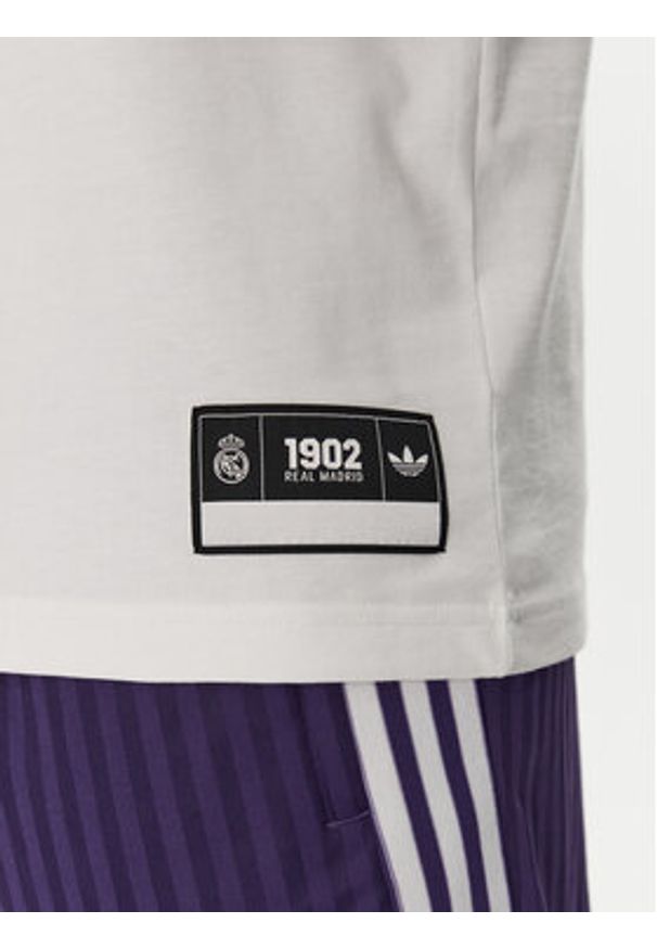Adidas - adidas T-Shirt Real Madrid VRCT JL6116 Biały Regular Fit. Kolor: biały. Materiał: bawełna