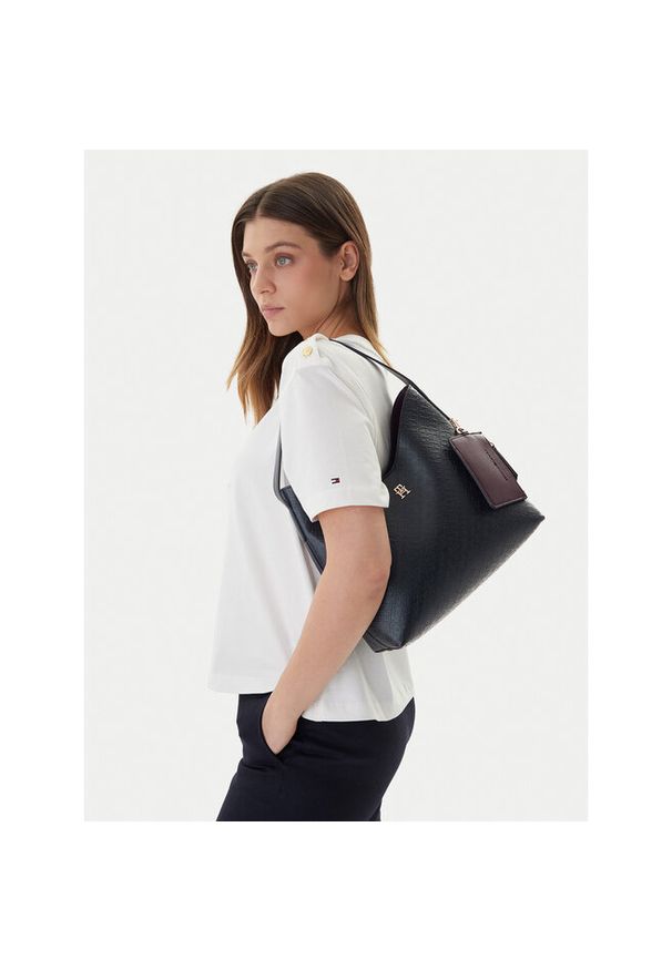 TOMMY HILFIGER - Torebka Tommy Hilfiger. Kolor: niebieski