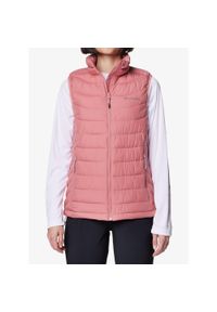 columbia - Kamizelka ocieplana damska Columbia Powder Lite II Vest. Kolor: różowy. Sport: turystyka piesza