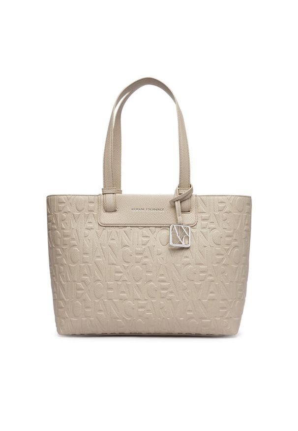 Armani Exchange Torebka XW001481 AF15774 U6208 Beżowy. Kolor: beżowy. Materiał: skórzane