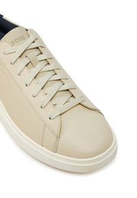 BOSS Sneakersy Clint 50543440 Beżowy. Kolor: beżowy. Materiał: skóra