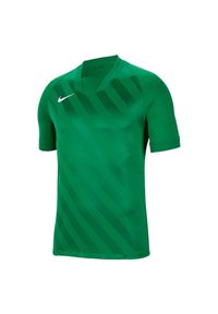 Nike - Męska Koszulka Challenge III. Kolor: zielony. Sport: turystyka piesza