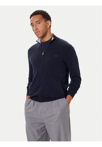 Guess Kardigan M5YR28 Z0122 Granatowy Slim Fit. Kolor: niebieski. Materiał: syntetyk